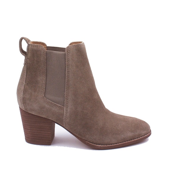 New MADEWELL The Regan Boot in Suede Wet Pebble - Picture 2 of 4